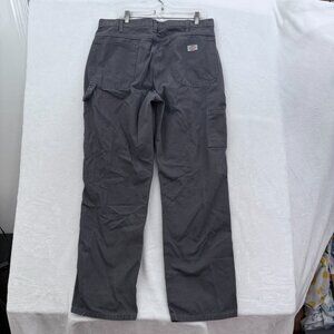 Dickies Carpenter Pants Mens 38x32 (36x32) Gray Utility Workwear Gorpcore Canvas